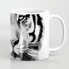 Tiger Black and white Coffee Mug