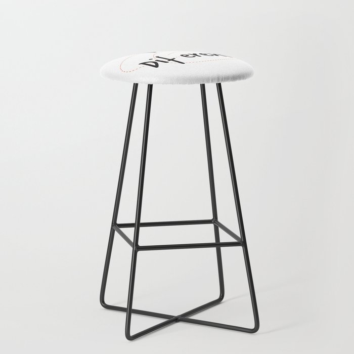 Different - nothing is as it seems Bar Stool
