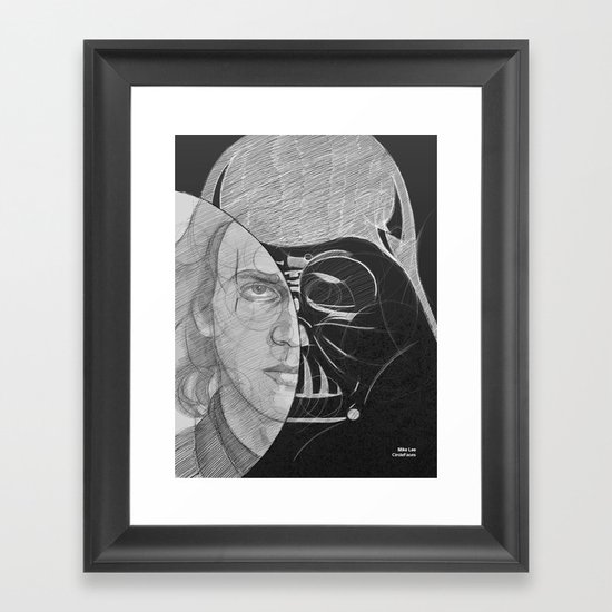 circlefaces Framed Art Print
