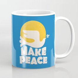 MAKE PEACE Typography Mug