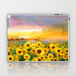 Sunflower art Laptop Skin