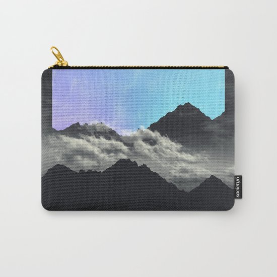 echo mountains Blue Carry-All Pouch