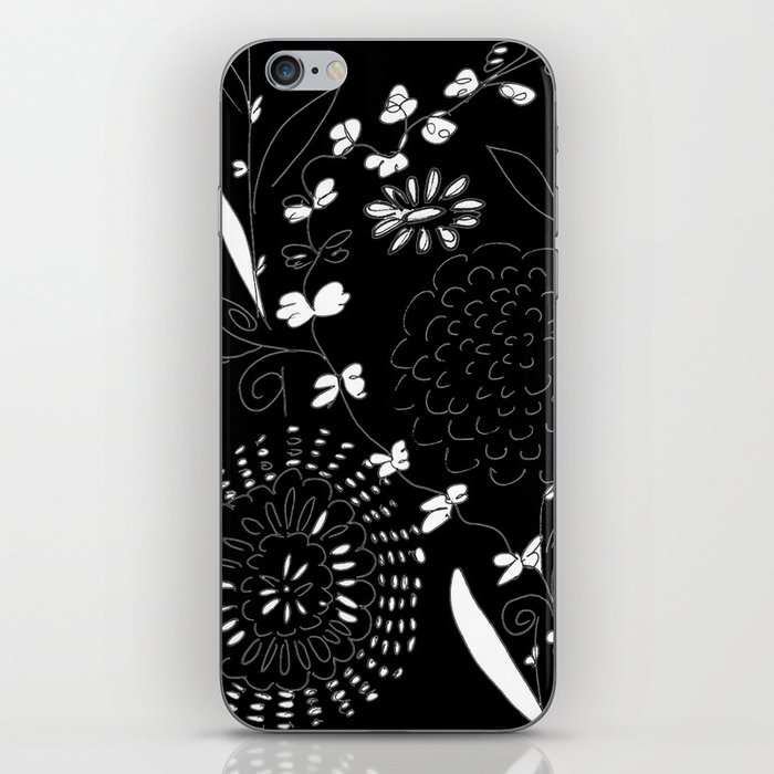 black toile by cocoblue iPhone Skin