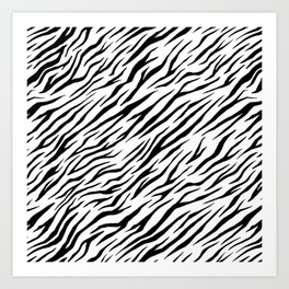Zebra 01 Art Print