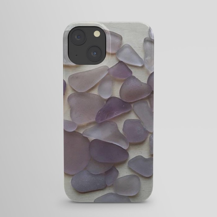 Genuine Purple Sea Glass Collection iPhone Case