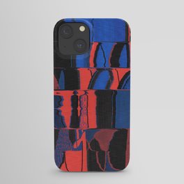 Red and blue II iPhone Case