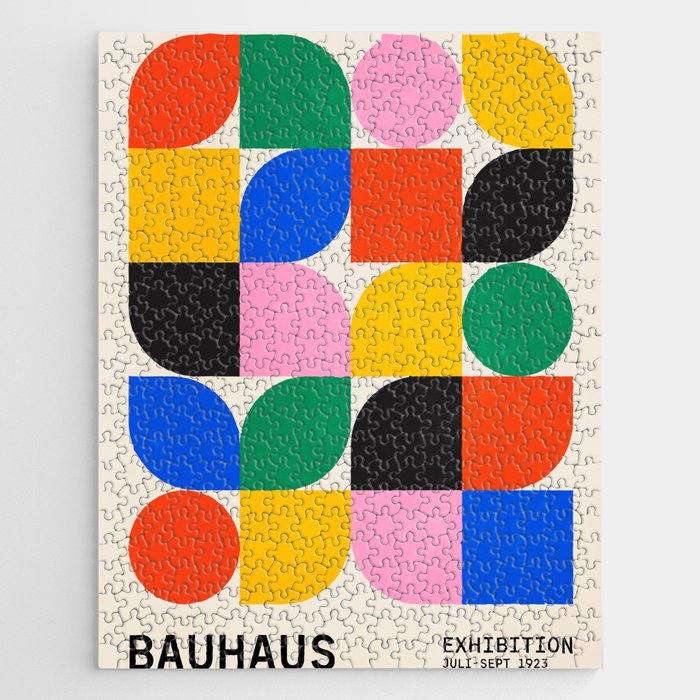 BAUHAUS 06: Exhibition 1923 | Mid Century Series  Jigsaw Puzzle