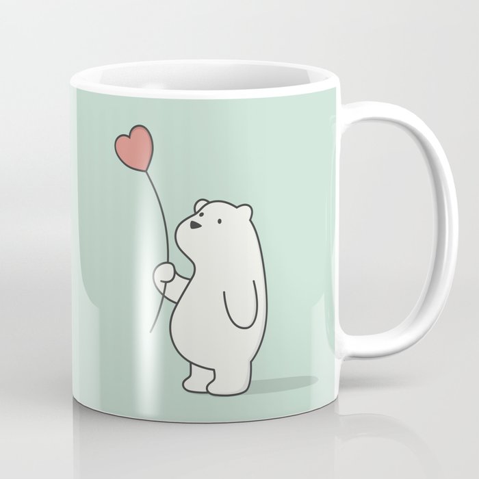 Kawaii Cute Polar Bear Coffee Mug