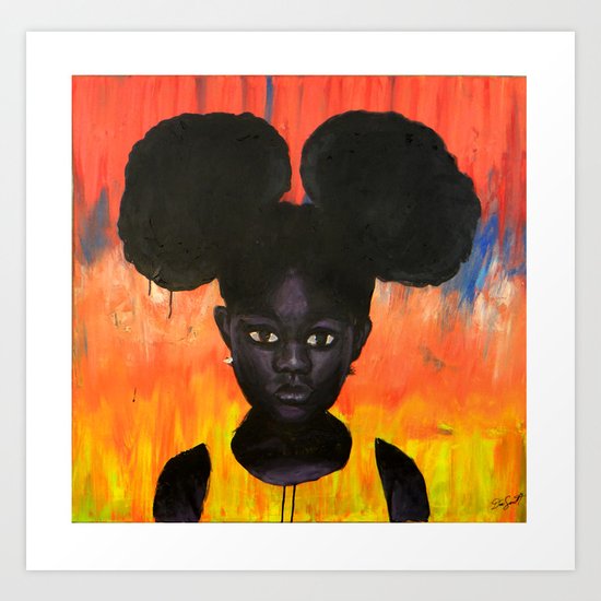 Black Girl Lost Art Print By Donscott Society6