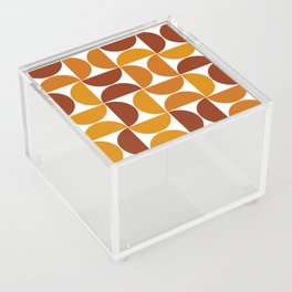 Sunset mid century modern geometric shapes Acrylic Box