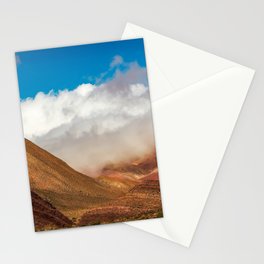 Argentina Photography - Clouds In The Desert Mountains Of Argentina Stationery Card