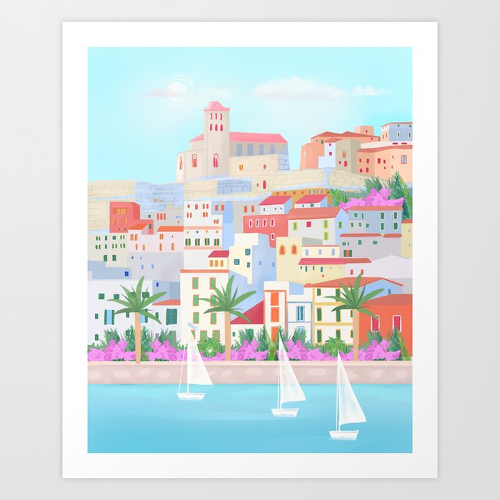 Ibiza island, Spain Art Print