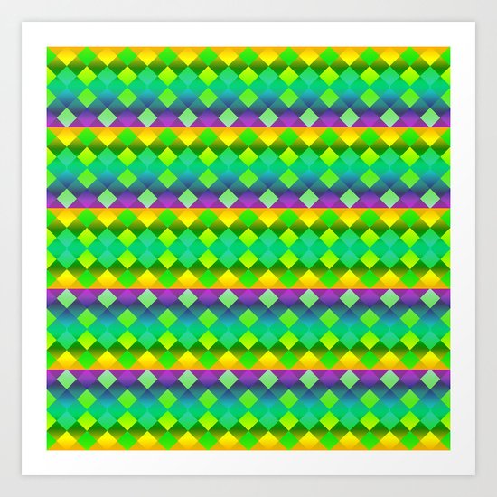 Diamonds Art Print