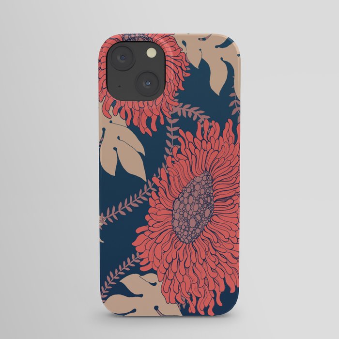 Fictitious Floral Print iPhone Case