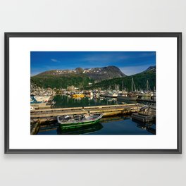 6781 Whittier Harbor, Alaska Framed Art Print