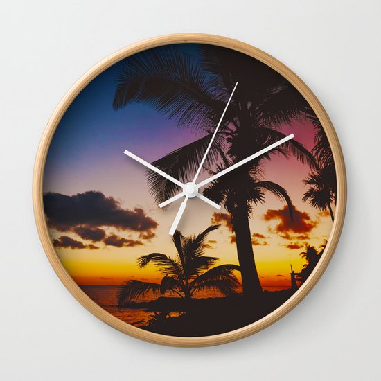 Palm Spring Wall Clock