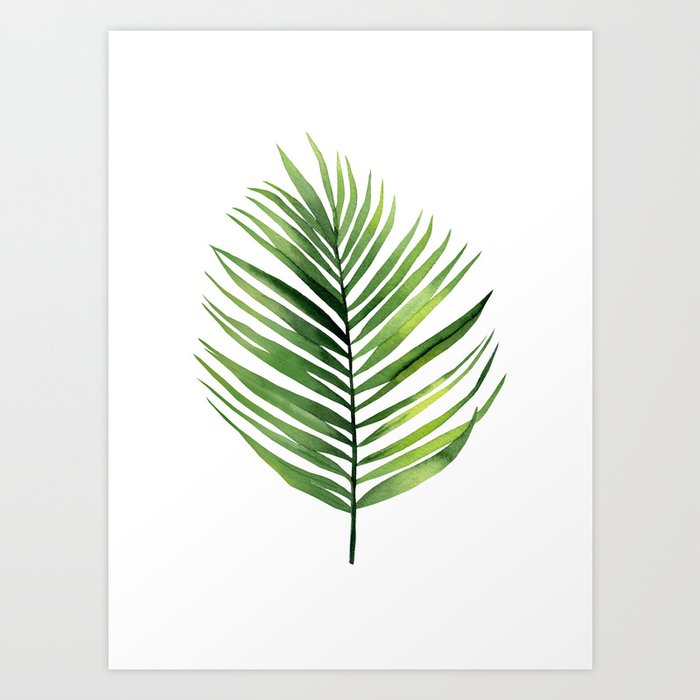 Discover the motif PALM LEAF. by Art by ASolo  as a print at TOPPOSTER