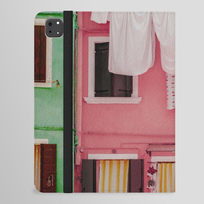 Pink Laundry in Burano iPad Folio Case