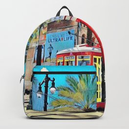 New Orleans Streets Backpack | Neworleans, Sites, Bourbon, Cityscape, City, Stcharles, Painting, Claude, Landmarks, Historic 