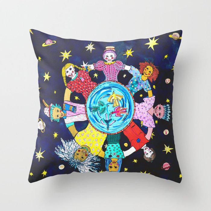 Women Make The World Go Round Throw Pillow By Kikisuarez Society6