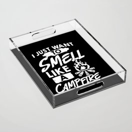 Campfire Starter Cooking Grill Stories Camping Acrylic Tray