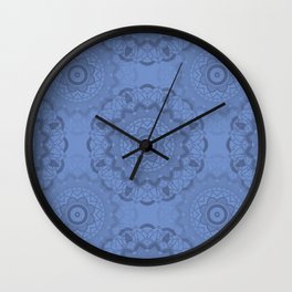 Mandala-Yoga-Blue Wall Clock | Clean House, Coffe, Lily Tomlin, Graphicdesign, Julia Roberts, Home Decor, Table, Yoga Life, Yoga, Neil Young 