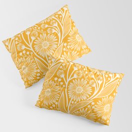 Saffron Coneflowers Pillow Sham