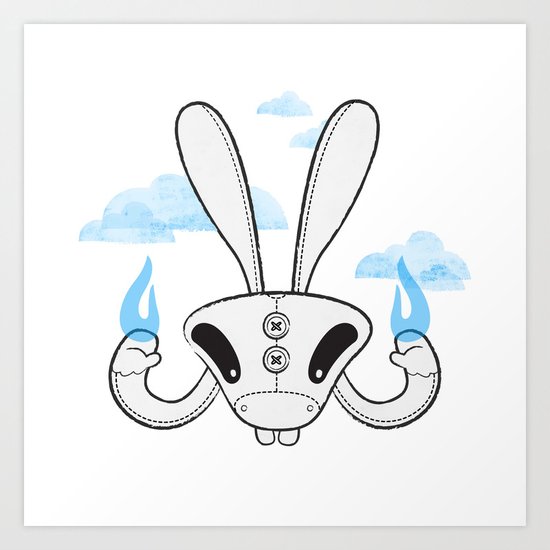 Rabbite Art Print