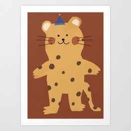 Little leopard Art Print