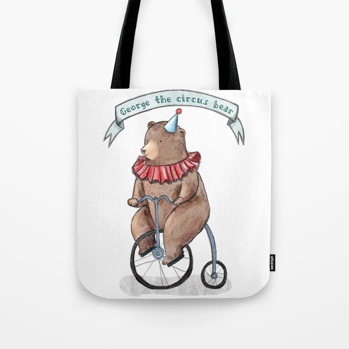 George the circus bear Tote Bag