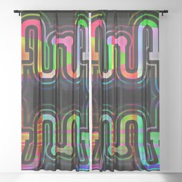 Colorandblack series 2072 Sheer Curtain