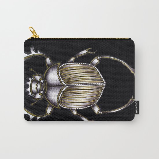 Scarab's Curse in Black Carry-All Pouch