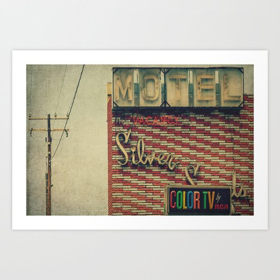 Silver Sands Motel Art Print