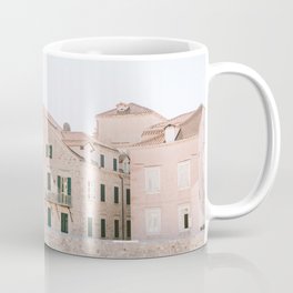 Walls of Dubrovnik | Pastel travel photography Croatia | Wanderlust vibes print Coffee Mug