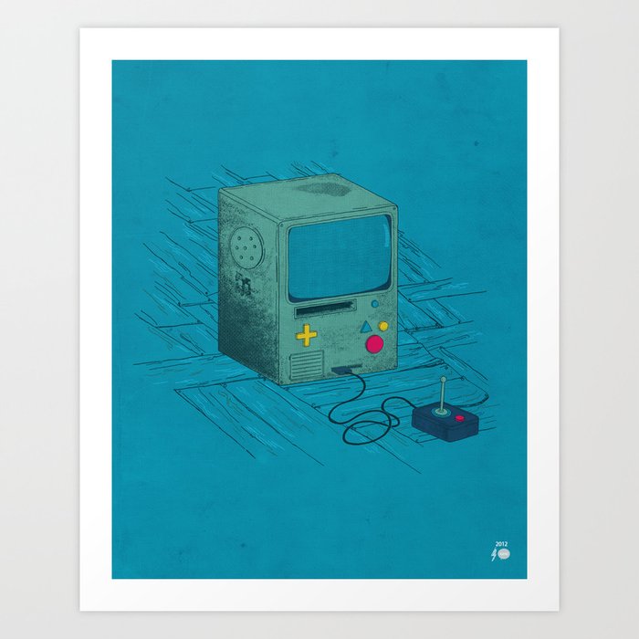 Old Video Game Console Art Print