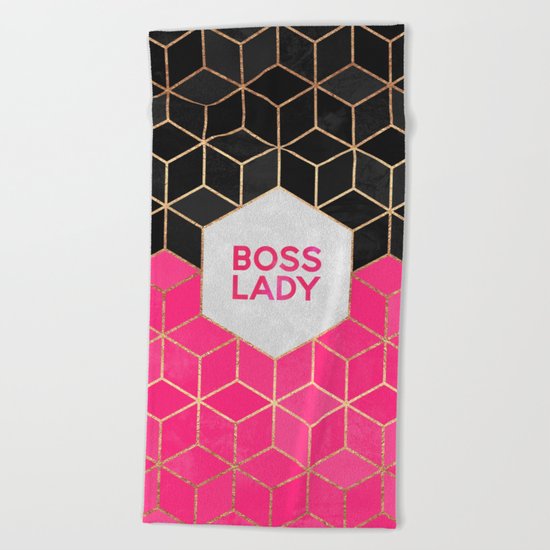 Boss Lady Beach Towel