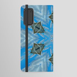 Blue Pattern Android Wallet Case