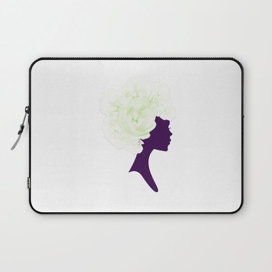 Rose Silhouette Laptop Sleeve
