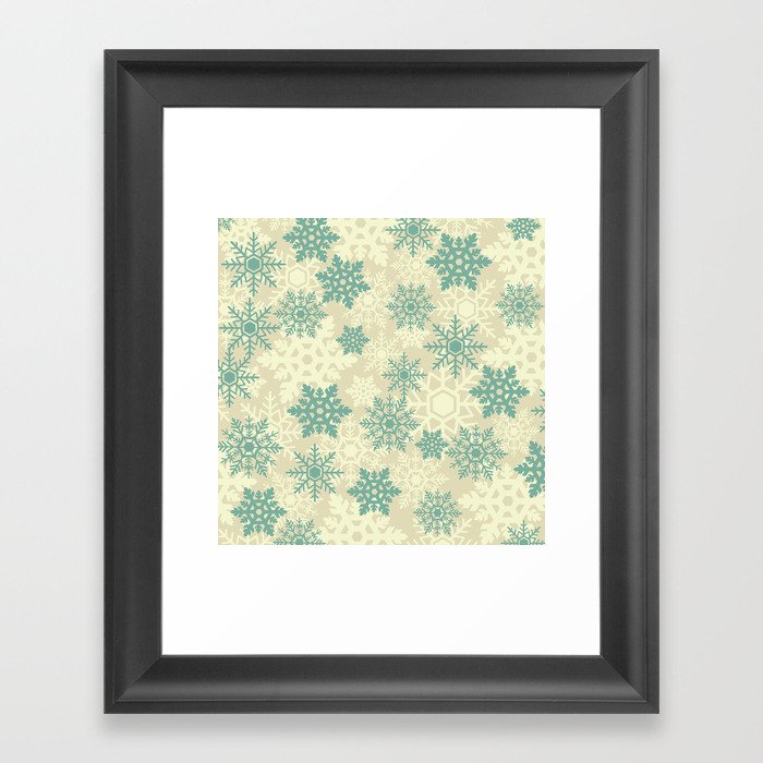 Snowflakes #2 Framed Art Print