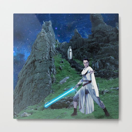 Knight Training II Metal Print