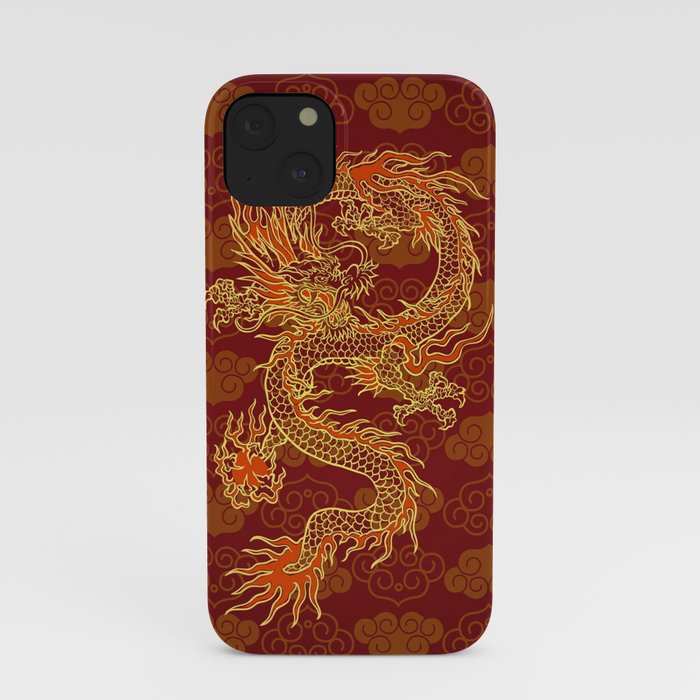 Traditional Chinese Red Dragon iPhone