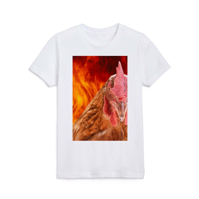 Hot Chicken Kids T Shirt