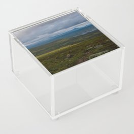 Kungsleden trail descending to a magnificent valley Acrylic Box