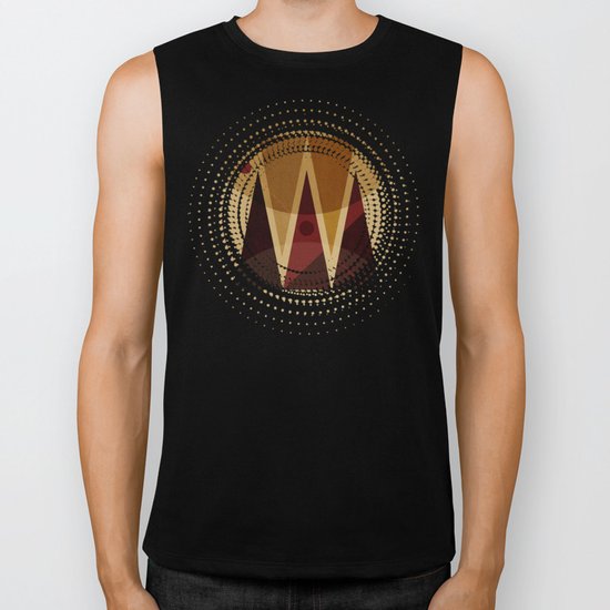 Geometric/Abstract 13 Biker Tank