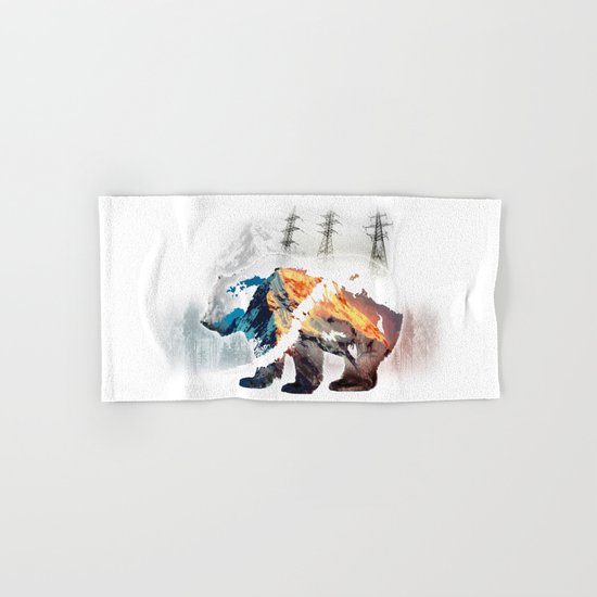 Save bears in nature Hand & Bath Towel