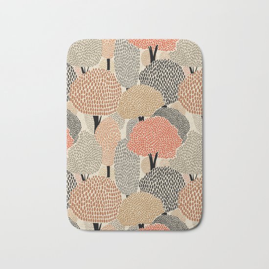 Autumn forest Bath Mat