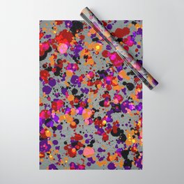 Halloween Splatter Watercolor Background 10 Wrapping Paper