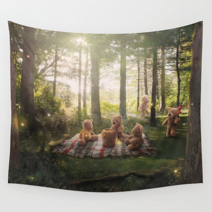 The Teddy Bear s Picnic Wall Tapestry by Van De Vooren Society6