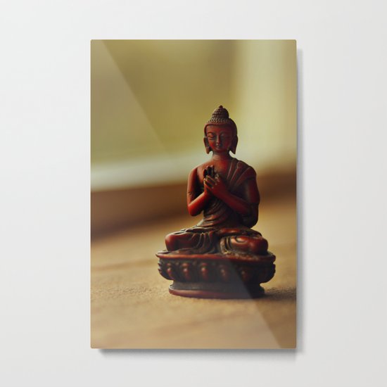 Peace from Buddha Metal Print