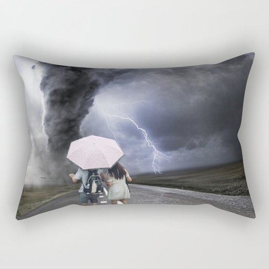 Tornado Rectangular Pillow